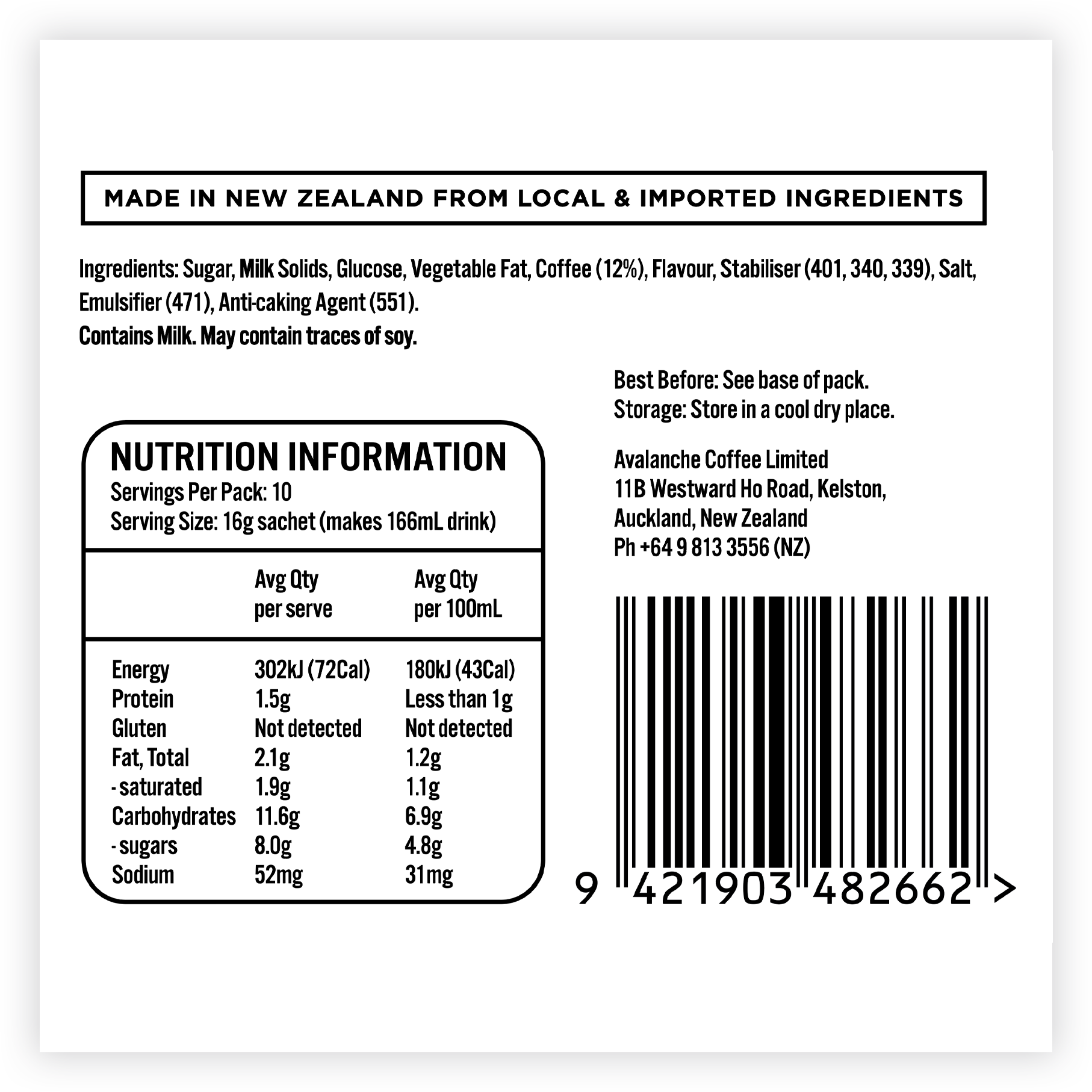 Café Style Caramel Latte