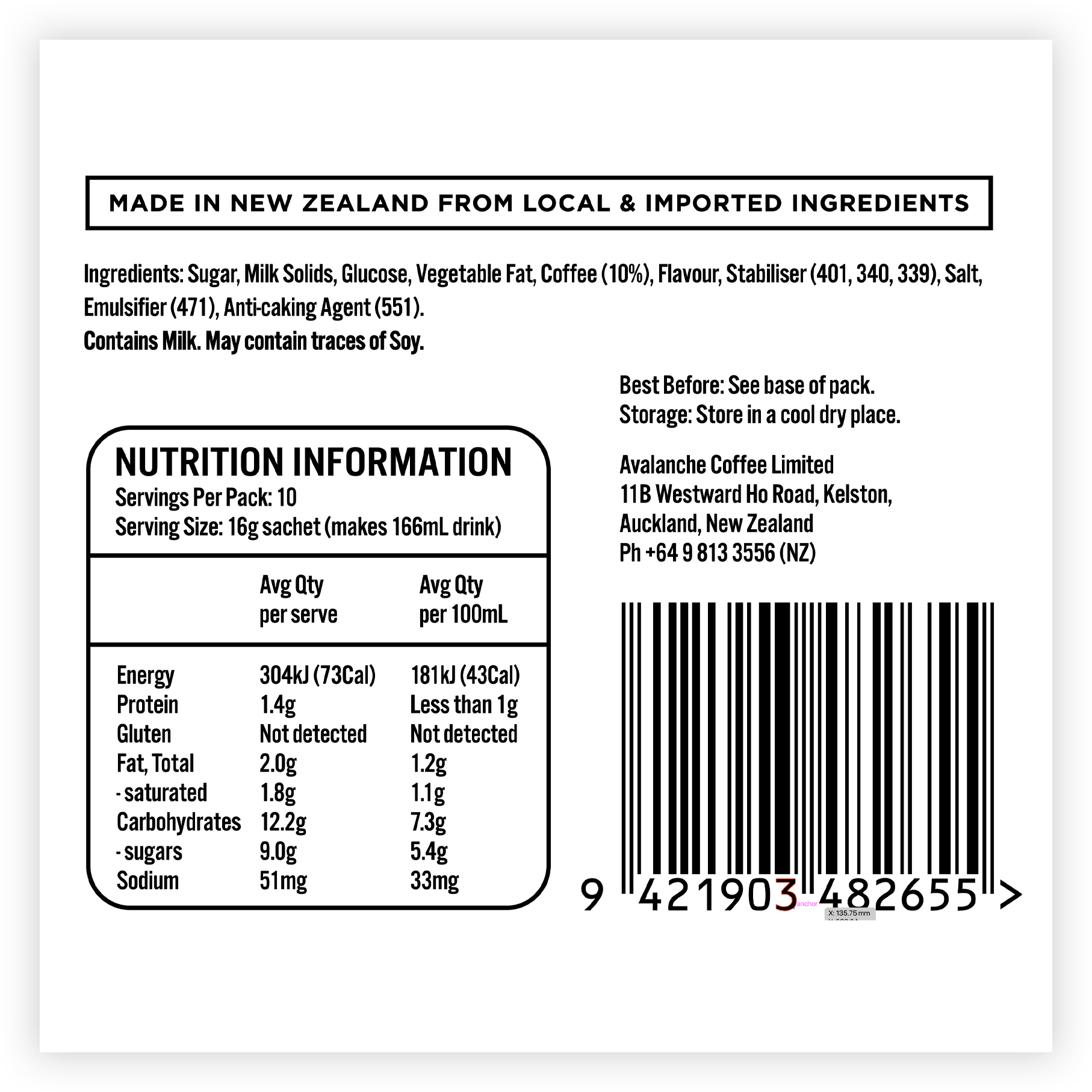 Café Style Vanilla Latte